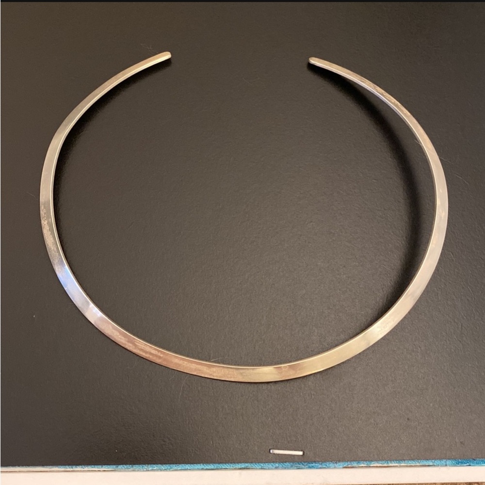 .925 Sterling Silver Choker Necklace